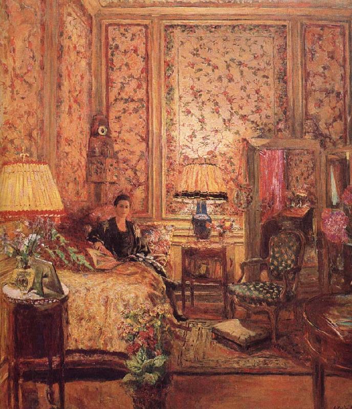 Edouard Vuillard Genoa wall of a boudoir China oil painting art